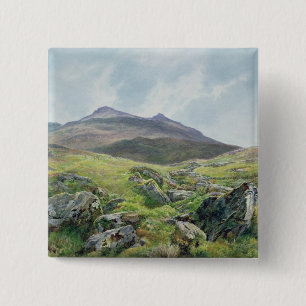 Landscape, Snowdon 2 Inch Square Button