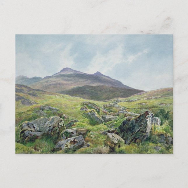Landscape, Snowdon Postcard (Front)