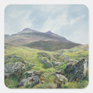 Landscape, Snowdon Square Sticker