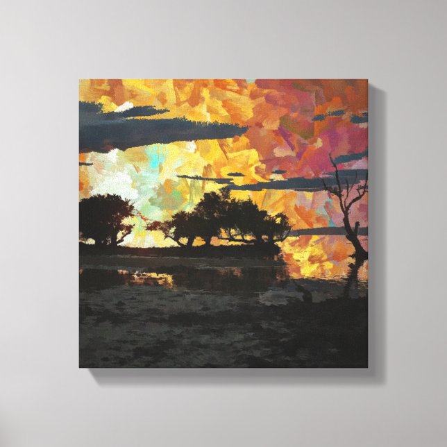 LANDSCAPE SUNSET CANVAS PRINT (Front)