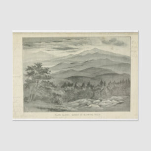 Landscape Sunset Mountains Ephemera Decoupage Tissue Paper