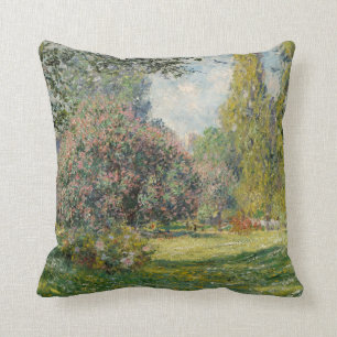 Landscape: The Parc Monceau Throw Pillow