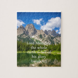 Landscape The Whole Earth Is Full Of His Glory Jigsaw Puzzle