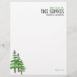 Landscape Tree Services Letterhead