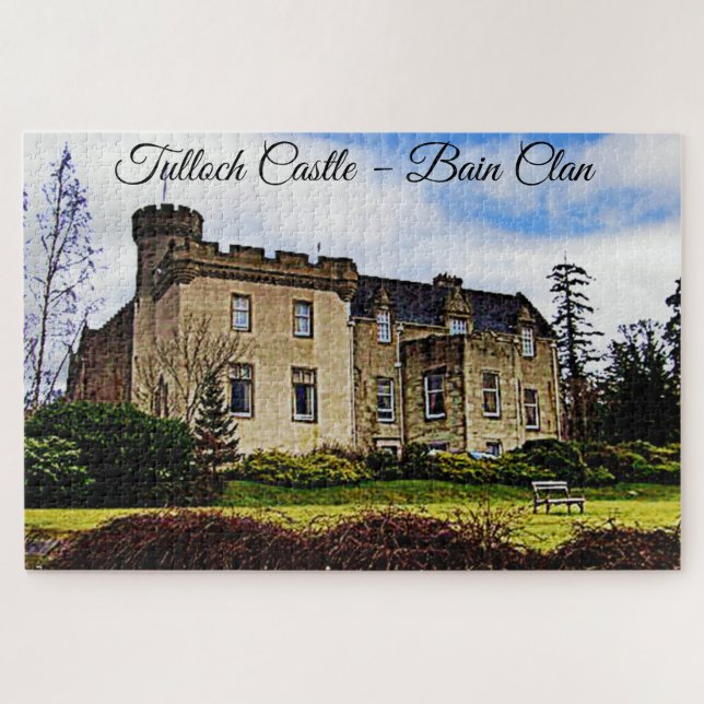 Landscape Tulloch Castle – Clane Bain Jigsaw Puzzle (Horizontal)