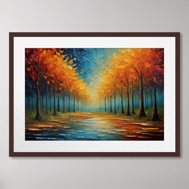 Landscape Vibrant Colour Fauvism Impressionist 3:2 Poster (Creator Uploaded)