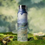 Landscape Vincent Van Gogh Vintage Art Monogrammed Water Bottle<br><div class="desc">Create your own custom, personalized, elegant faux gold typography script, classy black, spill-proof, stainless steel, condensation-resistant exterior, monogrammed matte black durable double-wall Thor Copper Vacuum Insulated Bottle that keeps beverages hot for 12 hours or cold for 48 hours, featuring a beautiful masterpiece colourful detailed intricate vintage oil on canvas painting,...</div>