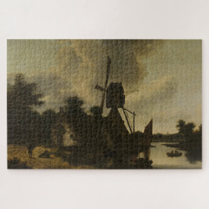 Landscape with a Windmill – Salomon Rombouts Jigsaw Puzzle