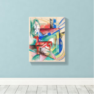 Landscape with Animals Canvas Print