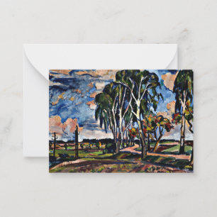 Landscape with Birches near Tucapy by Sobeslav Card