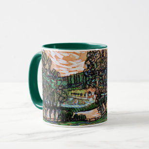Landscape with Bridge Across the Oise Mug