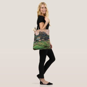 Landscape with Bridge Across the Oise Tote Bag
