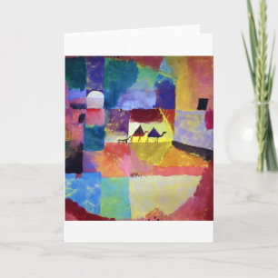 Landscape with Camels, Paul Klee Card