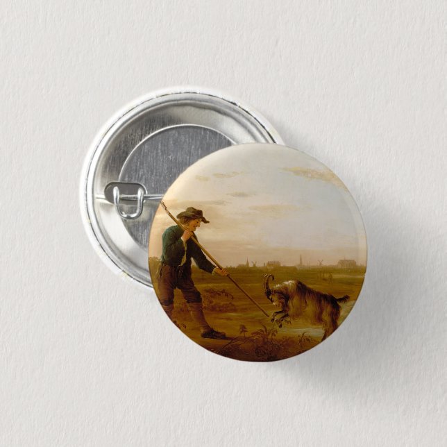 Landscape with cattle Aelbert Cuyp   1 Inch Round Button (Front & Back)
