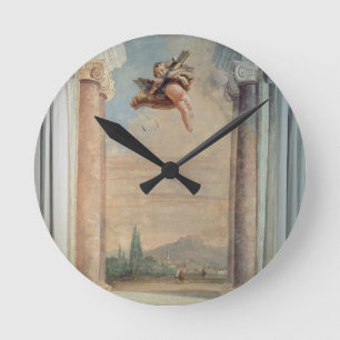Landscape with Cupid, from the 'Foresteria' (Guest Round Clock