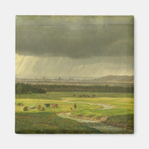 Landscape with Dresden in the Distance, 1830 Magnet