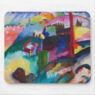 Landscape with Factory Chimney, Wassily Kandinsky Mouse Pad