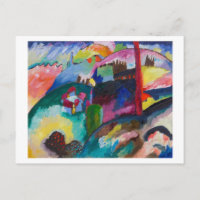 Landscape with Factory Chimney, Wassily Kandinsky