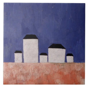 Landscape with Five Houses, c.1932 Tile