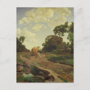 Landscape with Haywagon, c.1858 Postcard