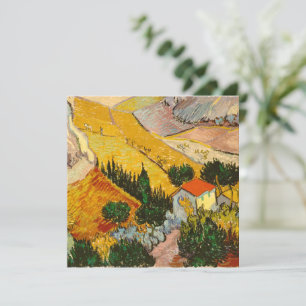 Landscape with House and PloughmaVincent van Gogh
