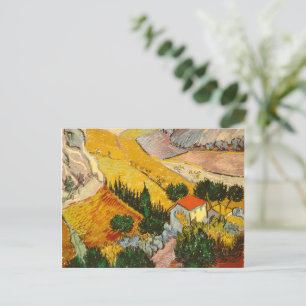 Landscape with House and PloughmaVincent van Gogh Postcard