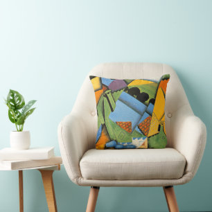 Landscape with Houses at Ceret Throw Pillow