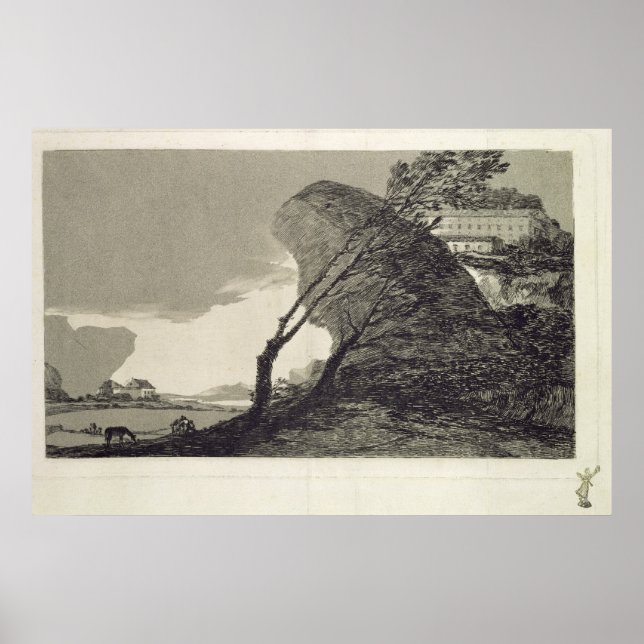 Landscape with Large Rocks Poster (Front)