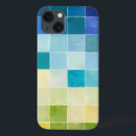 Landscape with Multicolored Pixilated Squares iPhone 13 Case<br><div class="desc">Megan Meagher created this piece utilizing a style known as digital pixilation. Artists use computer programs to design and draw their pieces,  producing impressionistic renderings of real world settings. If you love abstract,  experimental art this print is for you!</div>