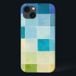 Landscape with Multicolored Pixilated Squares iPhone 13 Case<br><div class="desc">Megan Meagher created this piece utilizing a style known as digital pixilation. Artists use computer programs to design and draw their pieces,  producing impressionistic renderings of real world settings. If you love abstract,  experimental art this print is for you!</div>
