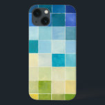 Landscape with Multicolored Pixilated Squares iPhone 13 Case<br><div class="desc">Megan Meagher created this piece utilizing a style known as digital pixilation. Artists use computer programs to design and draw their pieces,  producing impressionistic renderings of real world settings. If you love abstract,  experimental art this print is for you!</div>