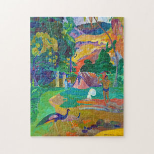 Landscape with Peacocks, Gauguin Jigsaw Puzzle