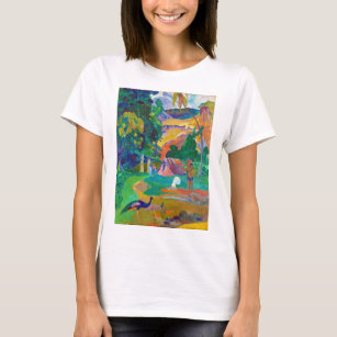 Landscape with Peacocks, Gauguin T-Shirt