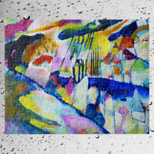 Landscape with Rain by Wassily Kandinsky Jigsaw Puzzle