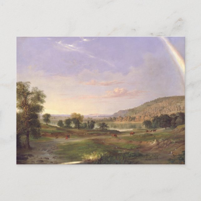 Landscape with Rainbow Postcard (Front)