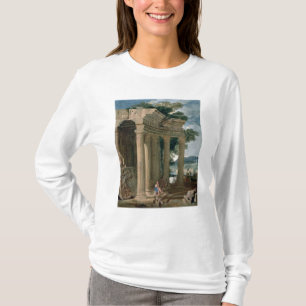 Landscape with ruins and a shepherd T-Shirt