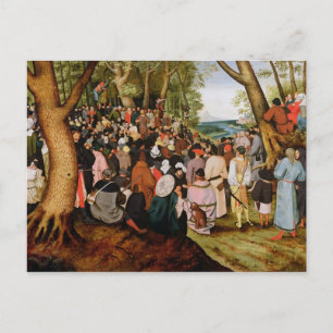 Landscape with St. John the Baptist Preaching Postcard