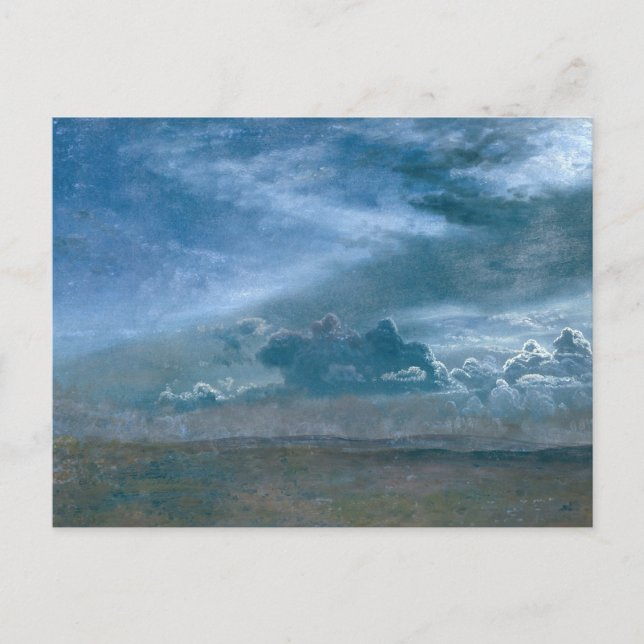 Landscape with Stormy Clouds by Albert Bierstadt Postcard (Front)