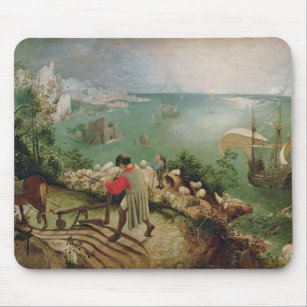 Landscape with the Fall of Icarus, c.1555 Mouse Pad