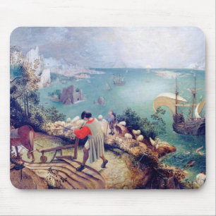 Landscape with the Fall of Icarus, Pieter Bruegel Mouse Pad
