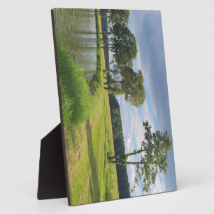 Landscape with trees plaque