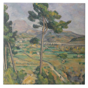 Landscape with viaduct tile