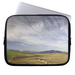 Landscape with wheat fields, Grabouw, Western Laptop Sleeve