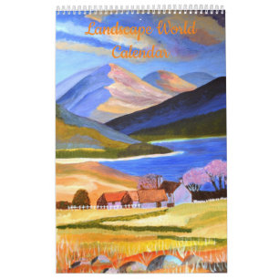 Landscape World Calendar