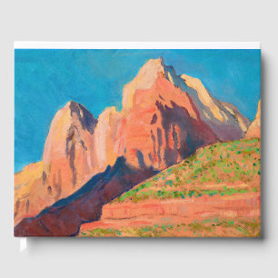Landscape, Zion National Park by Maynard Dixon Guest Book