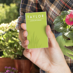 Landscaper Lawn Care Business Card