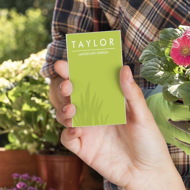 Landscaper Lawn Care Business Card (Creator Uploaded)