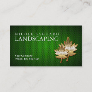 Landscapers Gardeners Business Card