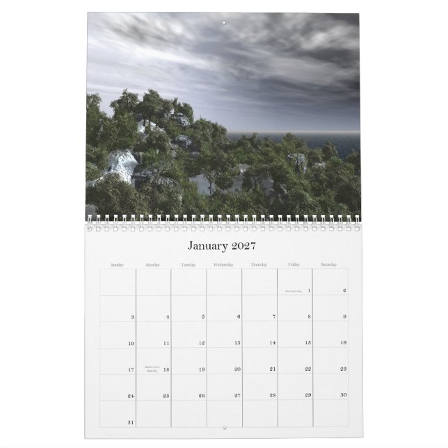 Landscapes 2011 calendar (Jan 2027)