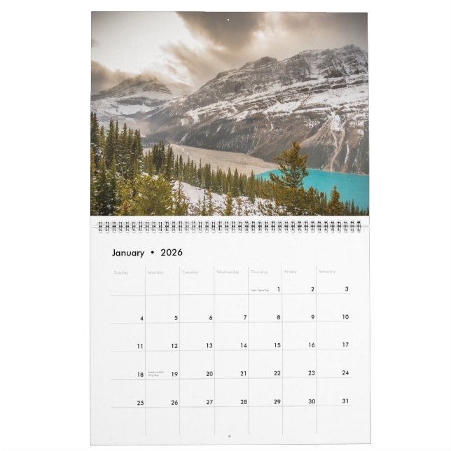 Landscapes 2014 calendar (Jan 2026)